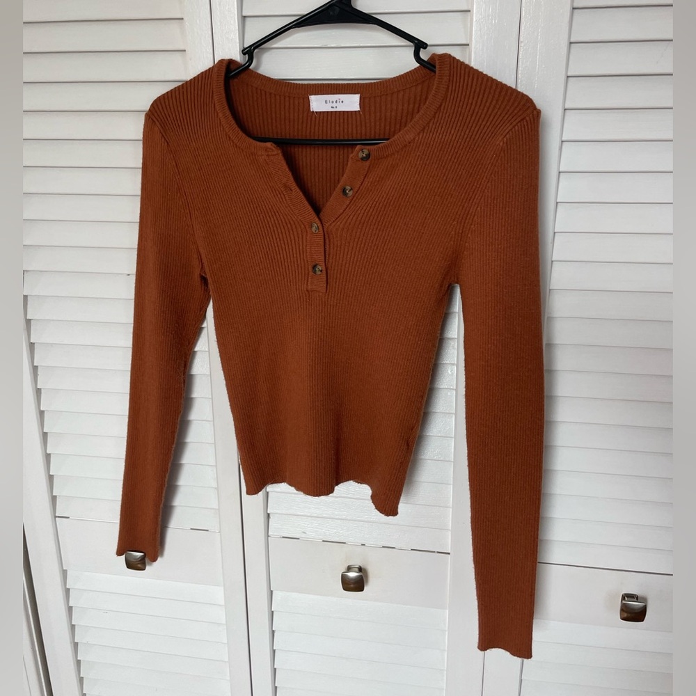Orange Sweater
